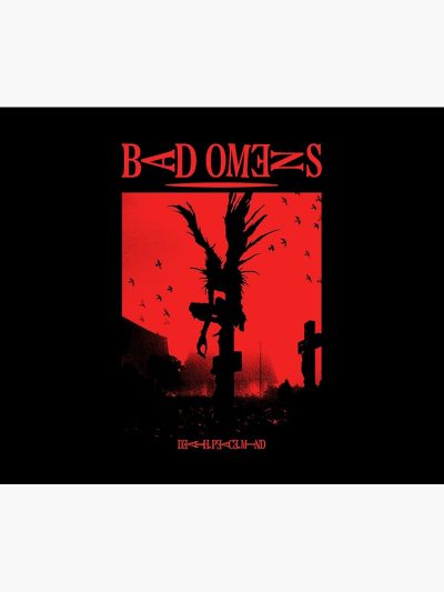 Bad-Omens Band Shinigami 2022 2023, A Tour Of The Concrete Jungle Tour Tapestry Official Bad Omens Merch