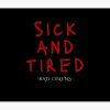 Sick And Tired Omens Tapestry Official Bad Omens Merch