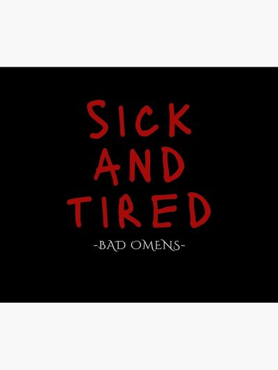 Sick And Tired Omens Tapestry Official Bad Omens Merch