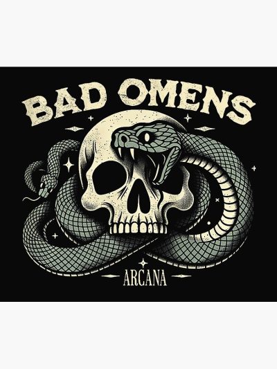 Retro Bad Omens Shirt , Metal Shirt Tapestry Official Bad Omens Merch