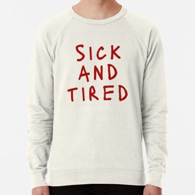 Sick And Tired Omens Sweatshirt Official Bad Omens Merch