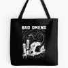 Bad Omens Snake And Skull Bad Omens Tote Bag Official Bad Omens Merch