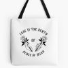 Bad Omens Love Is The Death Of Peace Of Mind Tote Bag Official Bad Omens Merch