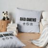 Bad Omens Throw Pillow Official Bad Omens Merch