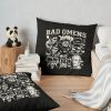 Vintage Bad Omens 90S Throw Pillow Official Bad Omens Merch