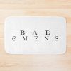 Black Omens Bath Mat Official Bad Omens Merch