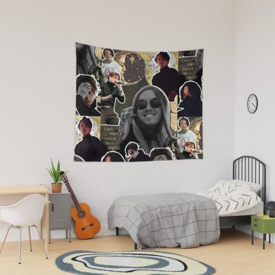 Noah Sebastian Photo Collage Tapestry Official Bad Omens Merch