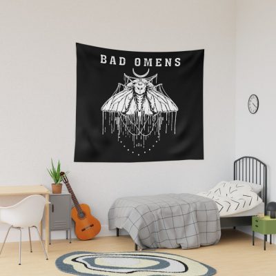 Retro Bad Omens Shirt , Metal Shirt Tapestry Official Bad Omens Merch