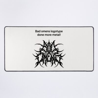 Bad Omens Band Logo Type Mousepad