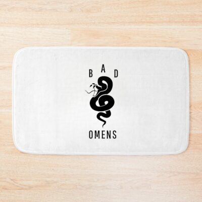 Bad Omens Band Snake Symbol Bath Mat