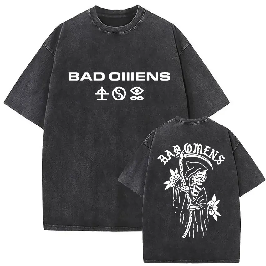 Bad Omens Death Mineral Wash T-Shirt
