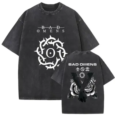Symbol Bad Omens  Mineral Wash T-Shirt