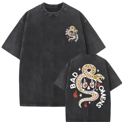 Bad Omens Snake Mineral Wash T-Shirt