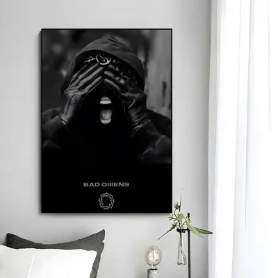 Bad Omens Black Wall Art