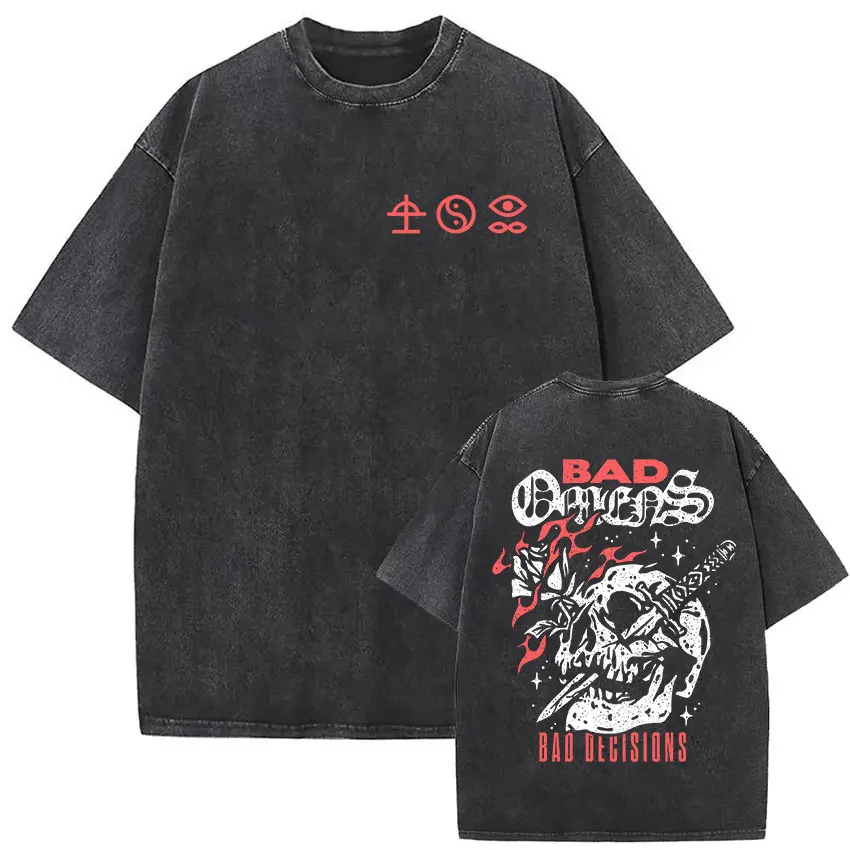 Skullcap Bad Omens Mineral Wash T-Shirt