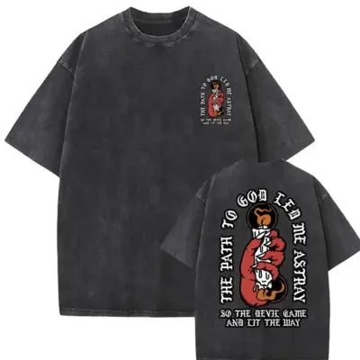 Bad Omens Snake Symbol Mineral Wash T-Shirt