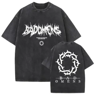 Bad Omens Logo Mineral Wash T-Shirt