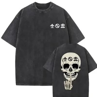 Bad Omens Skullcap Mineral Wash T-Shirt