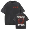 Bad Omens Red Symbol Mineral Wash T-Shirt