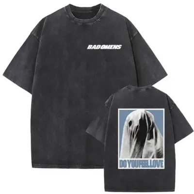Bad Omens Ghost  Mineral Wash T-Shirt