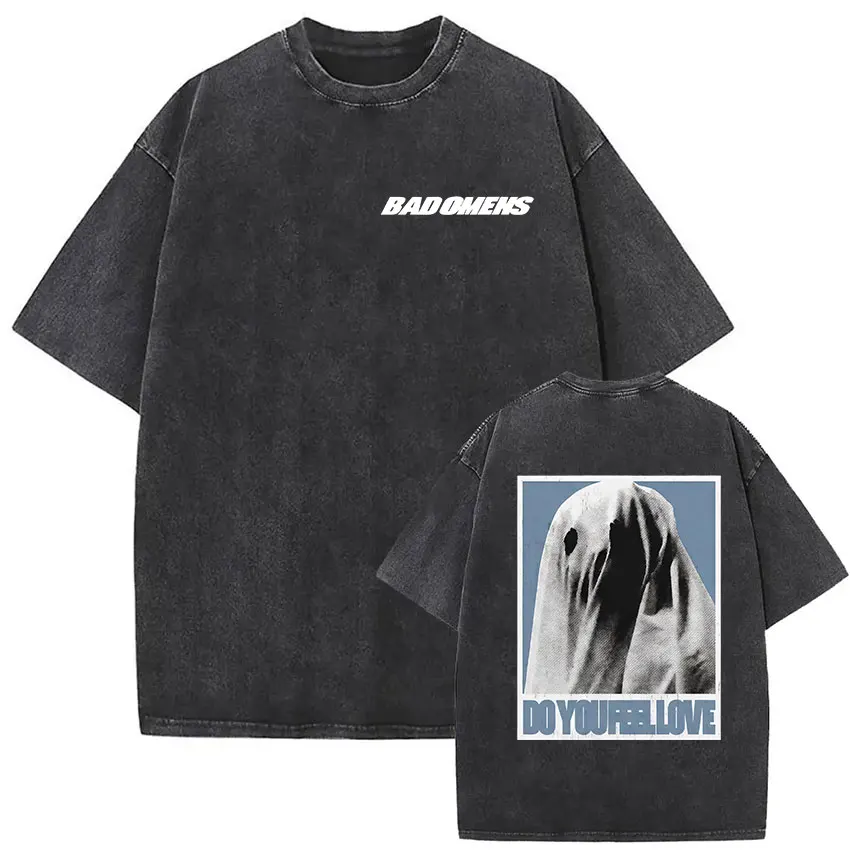 Bad Omens Ghost Mineral Wash T-Shirt