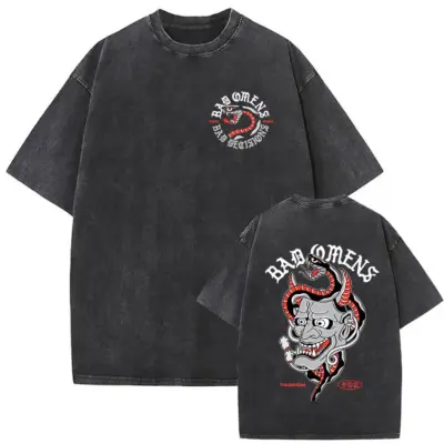 Bad Omens Hannya Mineral Wash T-Shirt