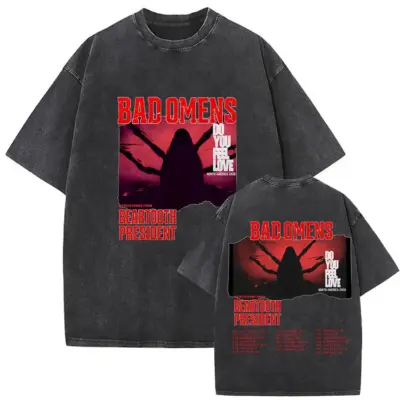 Bad Omens Album Mineral Wash T-Shirt