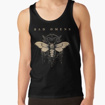 Bad Omens Dark Gothic Moth Tank Top