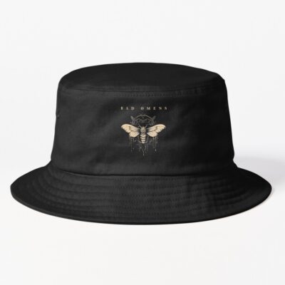 Dark Gothic Moth Bucket Hat