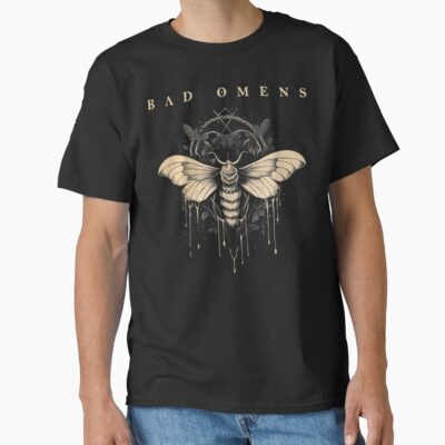 Bad Omens Dark Gothic Moth T-shirt
