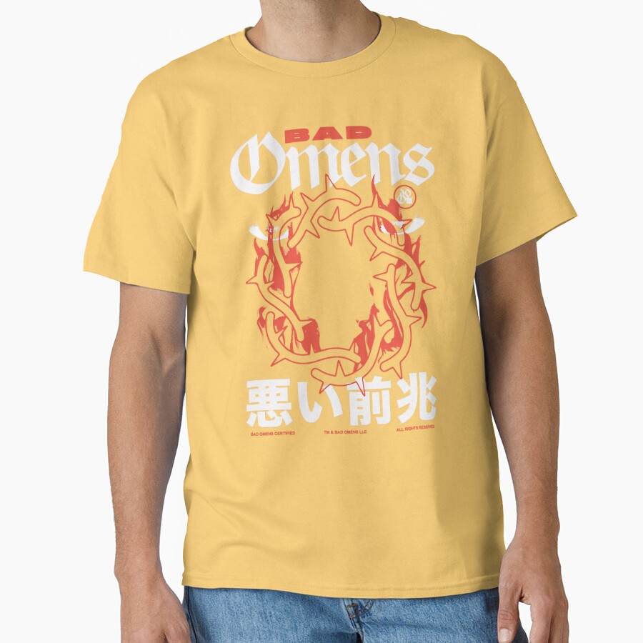 Bad Omens Band Logo Art T-shirt - Image 6