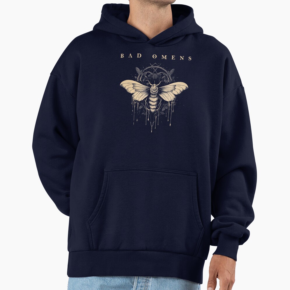 Bad Omens Dark Gothic Moth Hoodie - Image 5
