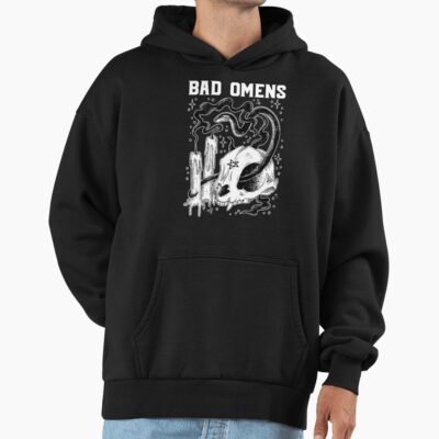 Dark Aesthetic Skull And Candles Hoodie