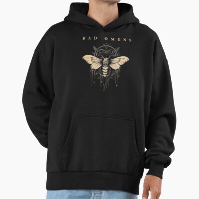 Bad Omens Dark Gothic Moth Hoodie