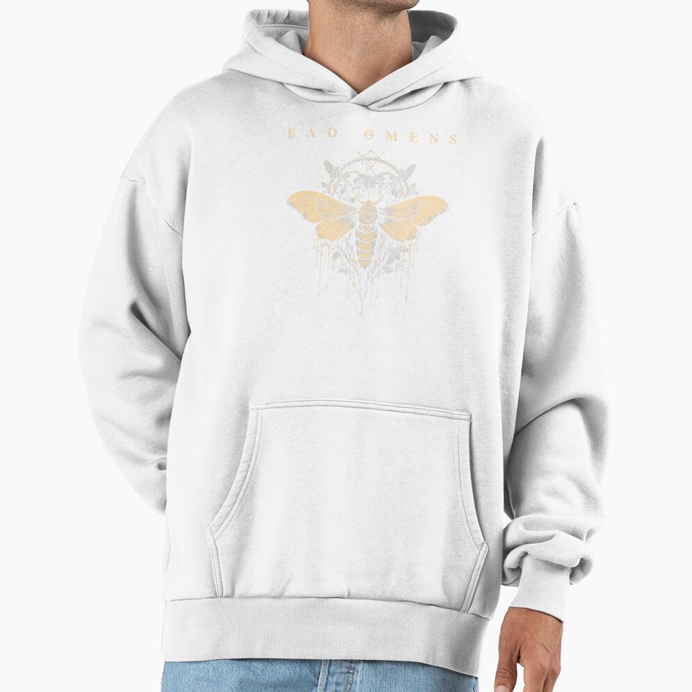Bad Omens Dark Gothic Moth Hoodie - Image 2