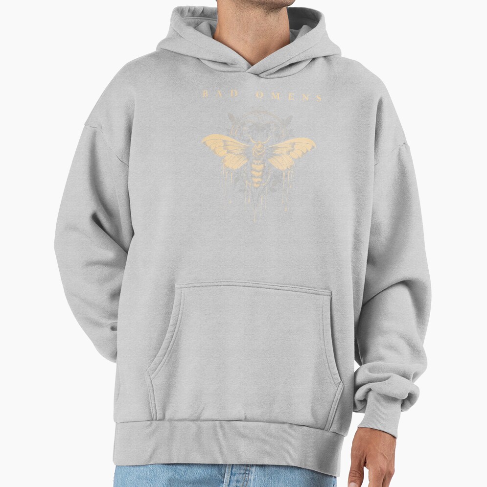 Bad Omens Dark Gothic Moth Hoodie - Image 4