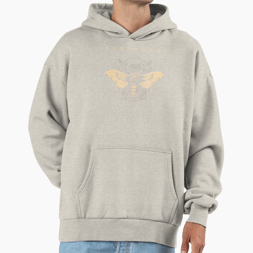 Bad Omens Dark Gothic Moth Hoodie - Image 3