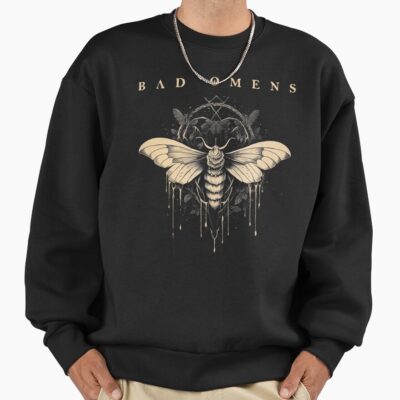 Bad Omens Dark Gothic Moth Sweatshirt