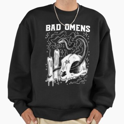Dark Aesthetic Skull And Candles Sweatshirt
