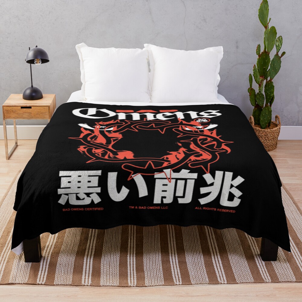 Bands Metals Album Music Tour Vintage Logo Art Throw Blanket