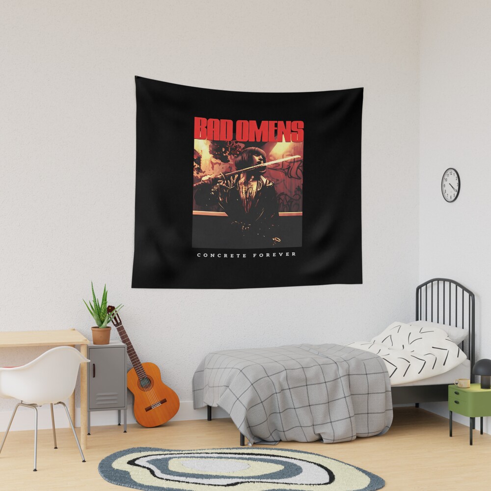 Bada Omenss Concrete Forever Tapestry