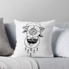 Bad Omens Daylily Throw Pillow